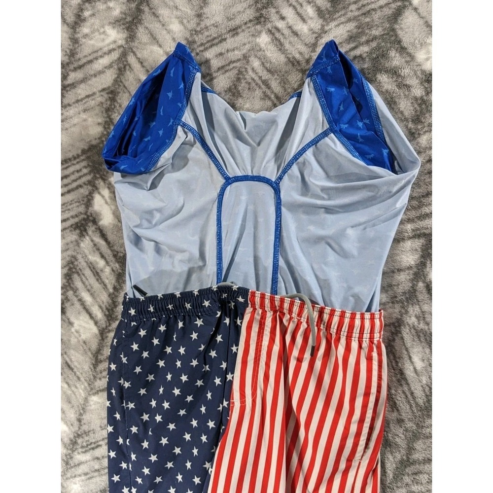 Chubbies American Flag 7" Performance Training Brief Lined Shorts USA Men Medium - Picture 3 of 14
